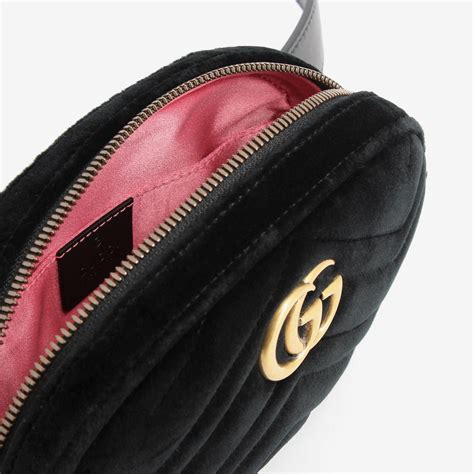 gucci velvet belt bag purple|gucci fanny pack with tiger.